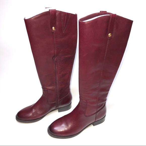 INC LEATHER RIDING BOOTS - Picture 4 of 10